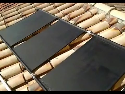 d3e3a aquecedor solar com placas de pvc